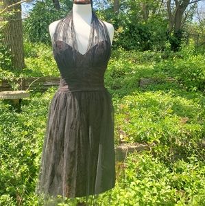 Badgley Mischka formal layered dress